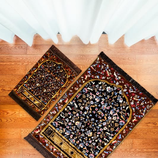 Twin Pack | Brown Multi Flower