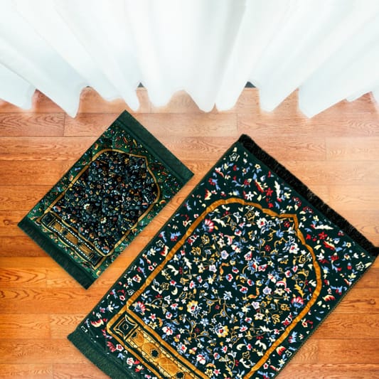 Twin Pack | Green Multi Flower