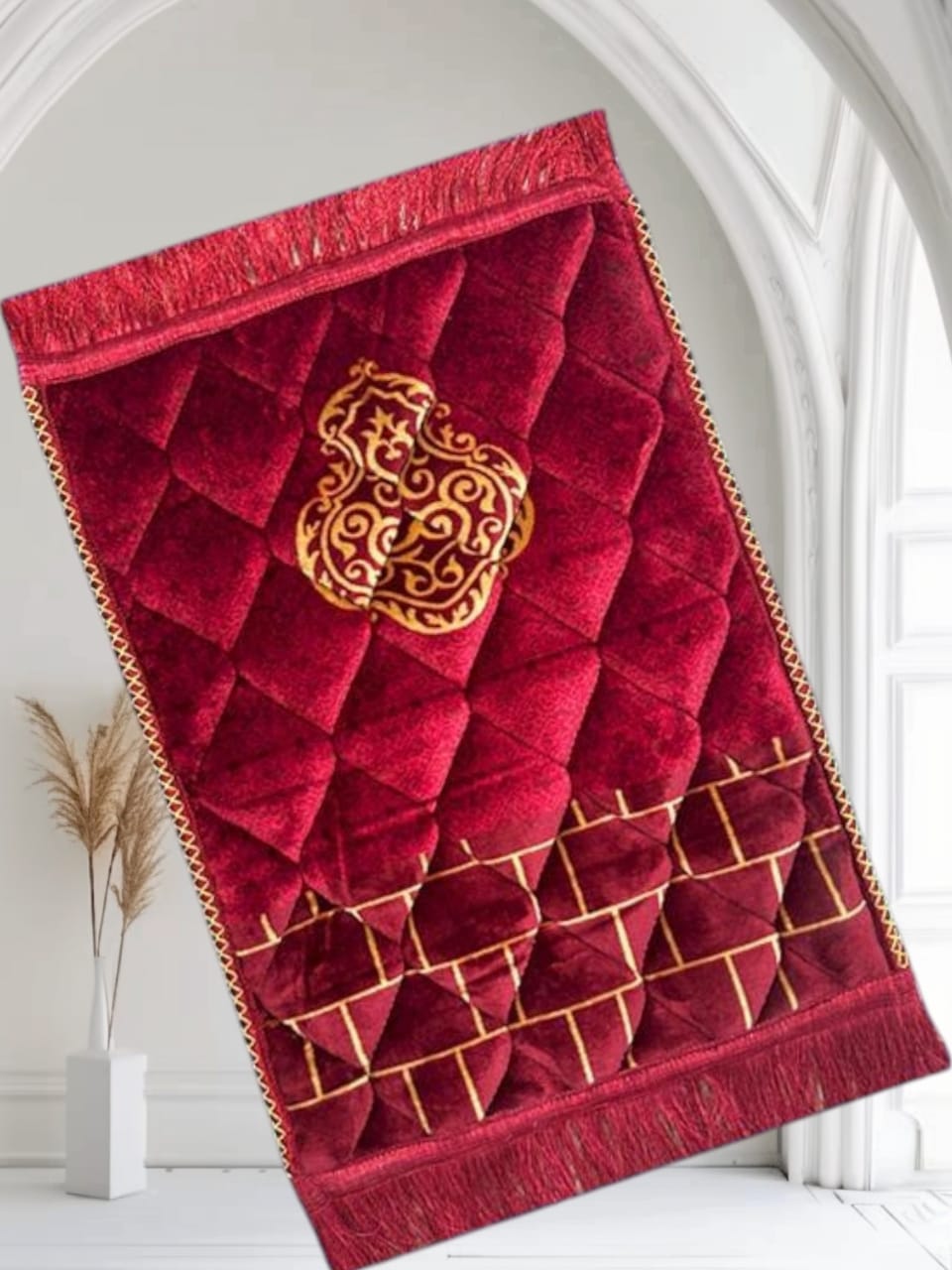 Kids Prayer Matt | Red Ghilaf E Kaaba